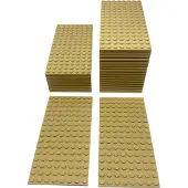 LEGO 5x Bauplattte 8x16, Beige