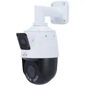 UNIVIEW IP-Überwachungskamera Easy PTZ Dual-Lens 2MP 2,8-12mm IP66 PoE+ Weiß - IPC9312LFW-AF28-2X4