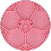 Eat Slow Live Longer Lick Mat Voetbal Roze