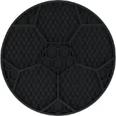 Eat Slow Leckmatte Fußball - Schwarz - Ø 22 cm
