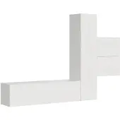 Itamoby Zusammensetzung der Wohnzimmerwand H17 L.254 H.173,6 P.39,2