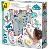 SES Creative Tiny Talents 13079 Badespielzeug Märchenfiguren - Buntes Wasserspielzeug für Kinder, Bad-Aufkleber, Junge/Mädchen, 1 Jahr(e), Karton, Mehrfarbig
