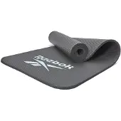 Reebok Fitness-/Trainingsmatte, 10mm, Schwarz
