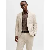 Jack & Jones Sakko "JPRMARTIN SUMMER BLZ LINEN BLEND NO06 SN" Baumwollmischung, slim fit