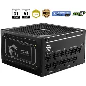 MSI MAG A1000GL PCIE5 II Netzteil 1000 W 24-pin ATX ATX Schwarz