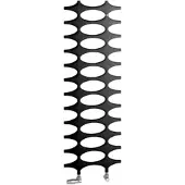 Kermi Ideos Bad- und Wohnheizkörper, Elektro-Zusatzbetrieb, 1901x758x37 mm, Schwarz Soft (RAL 9005 MT), rechts