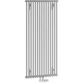 Kermi Design-Heizkörper „Pio“ einlagig 140,4 × 45 cm in glanzsilber Metallic