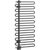 Kermi Icaro Bad- und Wohnheizkörper, Anthracite Grey, 1866x400x58 mm, 590 Watt, verstellbarer Ventileinsatz