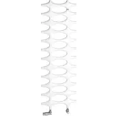 Kermi Ideos Bad- und Wohnheizkörper, Elektro-Zusatzbetrieb, weiß RAL 9016 seidenglanz, rechts, Höhe: 1526 mm, Länge: 508 mm, Tiefe: 37 mm