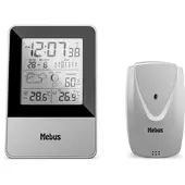 Weinberger GmbH&Co. KG Mebus Funkgesteuerte Wetterstation - schwarz|silber
