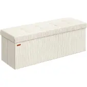 Songmics Sitzbank mit Stauraum und klappbarem Design LSF604W01