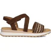 Gabor Damen - Sandalen Mit Elastischem Knöchelriemen - Braun/Multi