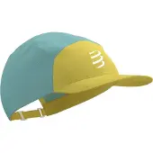 Compressport 5 Panel Cap Gelb Blau