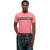 Superdry Outdoor Stripe Logo Rlxd Kurzarm-t-shirt