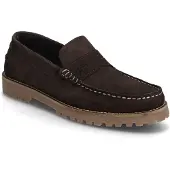 Bianco Halbschuhe aus Wildleder in Brown | Gr.: 41