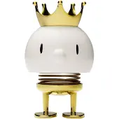 Hoptimist King Junior Bumble - 12 cm - Weiß/Gold - - One Size - Dekofigur