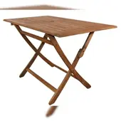 Sam Outillage SAM Balkontisch Gartentisch Akazie 120 x 70 cm Klapptisch CALEA