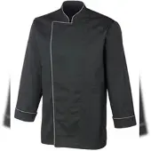 Metro Professional Herrenkochjacke Langarm, Größe XL, schwarz