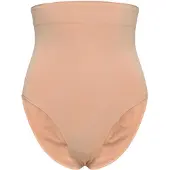 Hunkemoller Nahtloser, hoch taillierter Slip Rio Beige