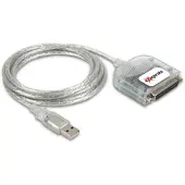 Hamlet XUPP25, USB A, DB25, 2 m