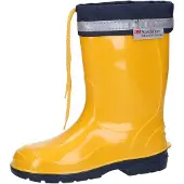 Bockstiegel Kinder Gummistiefel Regenstiefel Kim Uni – Kinderstiefel Gummi Stiefel Mädchen Jungen in Gelb Größe 21