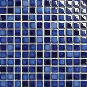 Premium Mosaic Keramikmosaik Premium Mosaik tiefblau 30x30 cm glänzend MOSBH23DBLL