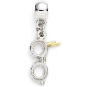The Carat Shop Carat Shop, The Harry Potter Anhänger Blitz mit Brille (versilbert) CRTHP0176