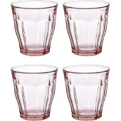 Duralex Picardie-Becher 25 cl, Rosa (4er-Set)