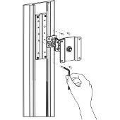 Ergotron Schienenstützplatte 97-091
