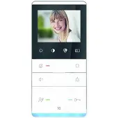 TCSS TASTA 3,5 Video- IVW5110-0145 Innenstation AP Weiss/Schwarz (SW Rahmen