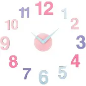Karlsson - Wanduhr Diy Chica - Multicolor - Ø60cm