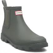 Hunter Gummistiefel Unisex Downpour Chelsea Dark Olive-Schuhgröße 37