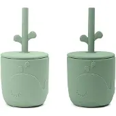Done by Deer Straw 2 Pack Wally Tasse