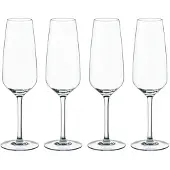 Like. by Villeroy & Boch Champagnerglas "Sekt- / Champagnergläser Essential 120 ml 4er Set transparent" Spülmaschinenfest