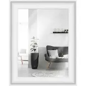 MendeFrames H230 Wandspiegel Landhaus weiß 50x100 cm