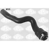 SASIC Kühlerschlauch Wasserschlauch für OPEL Astra G CC (T98) 3406123
