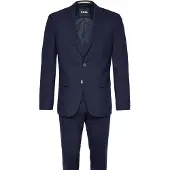 BOSS Slim-Fit Zweiteiler aus fein gemustertem Gewebe Grösse 54