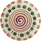 Bloomingville Shama-Teller grün Ø20,5 cm, 6er-Set – 82060433