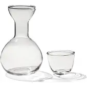 Form & Refine - Pinho Karaffe mit Glas, klar