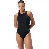 Speedo Damen Racer-Reißverschluss Anthracite 38