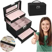 Massido Jewelry box MS-704 - black