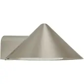 Frandsen LED-Akku-Wandlampe Grasp, edelstahl, 15 cm - , Grasp, dimmbar, Metallisch, für Wohnzimmer, Edelstahl, Design