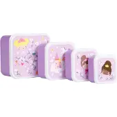 A Little Lovely Company - Lunch & Snack Box Set - Princesses