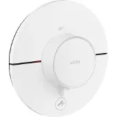 Hansgrohe AXOR ShowerSelect ID Thermostat, Highflow, Unterputz, 1 Verbraucher, ein zusätzlicher Abgang, rund, 36776700, Farbe: Mattweiß