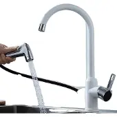 OEM Küchenarmatur, flexibler Ausziehkopf, Einhebelsteuerung, 04027WH, G1/2