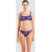 Arena Bustier-Bikini Damen Water Print - Batik - M