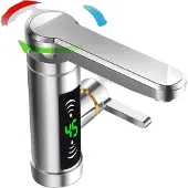 OEM Heißwasserhahn, 360° Drehung, Schnelles Heizen, Silber