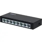 Dahua Technology Access PFS3008-8ET-V2, Unmanaged, L2, Fast Ethernet (10/100), Wandmontage