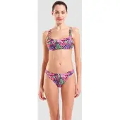 Arena Bustier-Bikini Damen Water Print - Flower - L