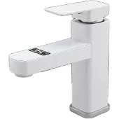 OEM Digitaler Wasserhahn, LED-Display, Warm-/Kaltsteuerung, WEISS, M-a